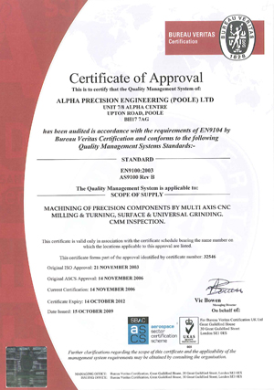 Certificate of Approval